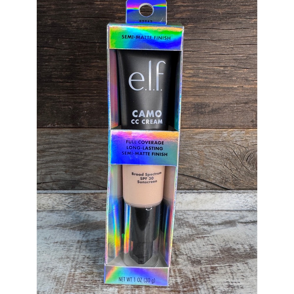 elf Camo CC Cream | Fair 125C Cool | Full Coverage Long Lasting | MSRP $15